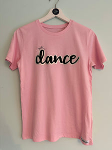 Kids - Organic 'Just... dance' Tee - Pink - 9/11 AND 12/14 years