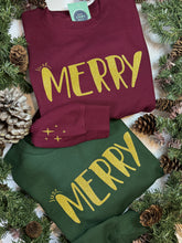 Load image into Gallery viewer, Christmas &#39;Just... Merry&#39; Sweatshirt - Unisex Fit - Various Colours