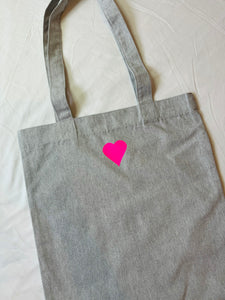 'Just... Love' shopper Grey/Black