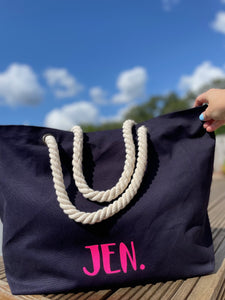 Beach Bag - Just... Vacay with personalisation