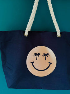 NEW Beach Bag - Summer Smiley with personalisation