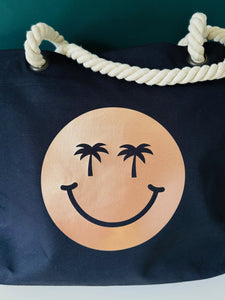 NEW Beach Bag - Summer Smiley with personalisation