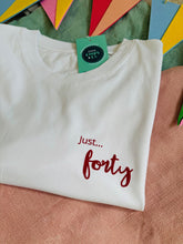 Load image into Gallery viewer, Women&#39;s BIRTHDAY T-Shirt with capped sleeves - Various colours