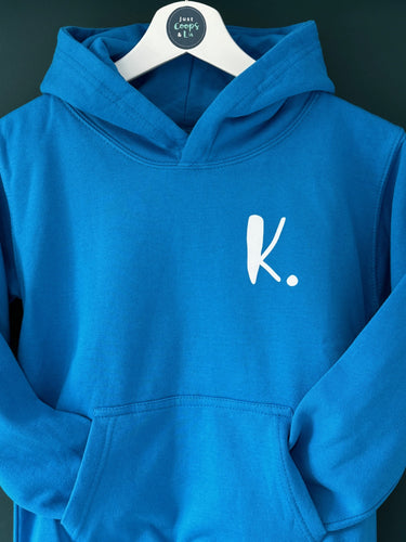 SAPPHIRE BLUE Kids Hoodie. Personalised