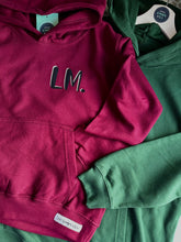 Load image into Gallery viewer, NEW - BURGUNDY Kids Hoodie. Personalised.