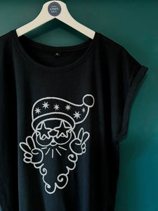 Peace Out Santa - Women's T-Shirt - Various Colours