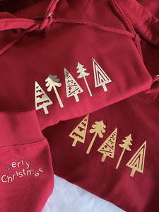 Christmas Trees Hoodie - Unisex Fit - Various Colours