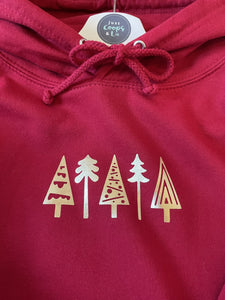 Christmas Trees Hoodie - Unisex Fit - Various Colours