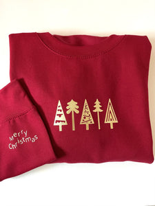 Christmas Tree Sweatshirt - Unisex Fit - Various Colours