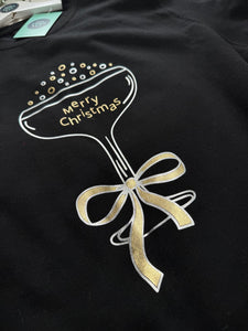 Merry Christmas Cocktail - Sweatshirt - Various Colours - Unisex Fit