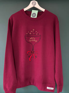 Merry Christmas Cocktail - Sweatshirt - Various Colours - Unisex Fit