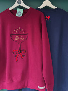 Merry Christmas Cocktail - Sweatshirt - Various Colours - Unisex Fit