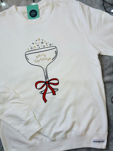 Merry Christmas Cocktail - Sweatshirt - Various Colours - Unisex Fit