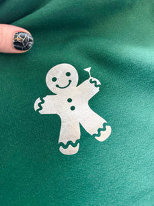 Gingerbread Martini Man - Sweatshirt - Various Colours - Unisex Fit