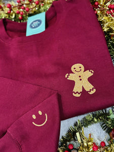 Kids Christmas Hoodie - Gingerbread Man