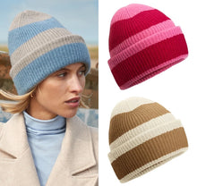 Load image into Gallery viewer, New - Stripe Beanie - Various colours!