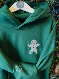 Kids Christmas Hoodie - Gingerbread Man