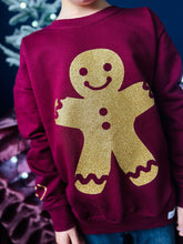 Load image into Gallery viewer, Kids Christmas Sweatshirt - Gingerbread Man