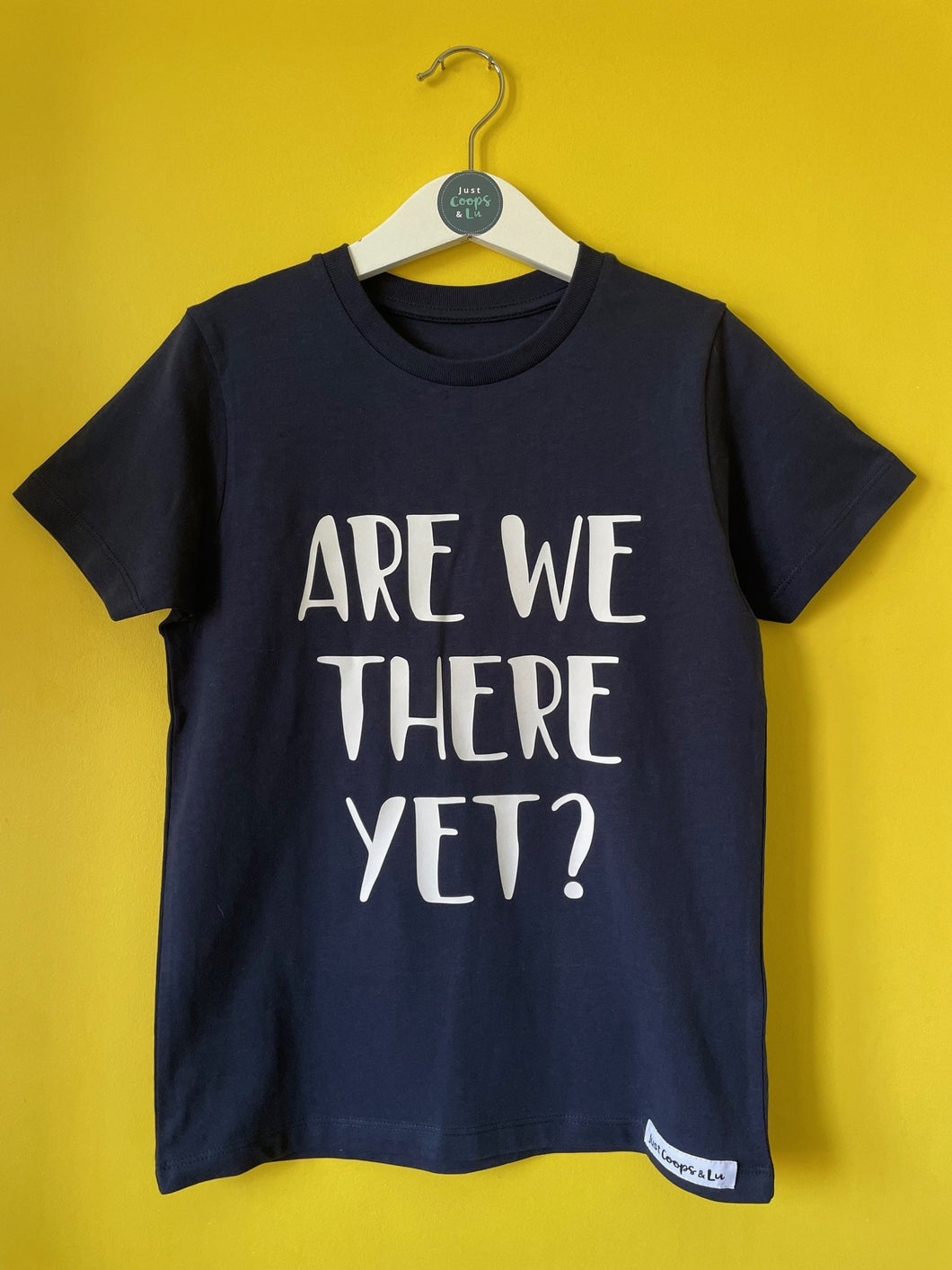 Kids - Are We There Yet? Organic T-shirt - Various colours