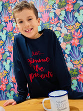 Load image into Gallery viewer, Kids Christmas Sweatshirt - Just Gimme The Presents