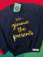 Load image into Gallery viewer, Kids Christmas Sweatshirt - Just Gimme The Presents