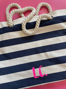 Beach Bag - Just... Vacay with personalisation