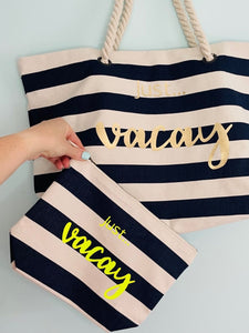 Just... Vacay - Pouch with personalisation