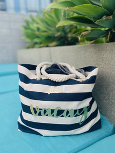 NEW Beach Bag - Summer Smiley with personalisation