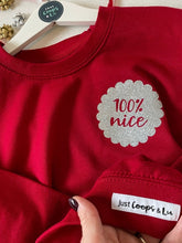 Load image into Gallery viewer, Kids Christmas Sweatshirt - 100% Nice