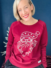 Load image into Gallery viewer, Peace Out Santa - Women&#39;s Fit Organic sweatshirt