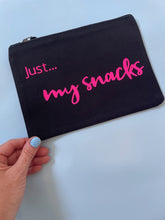Load image into Gallery viewer, &#39;Just...my snacks&#39; - Personalised organic pouch