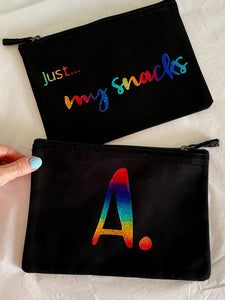 'Just...my snacks' - Personalised organic pouch