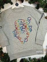 Load image into Gallery viewer, Kids - Peace Out Santa - Organic Christmas Sweatshirt - Personalisation available