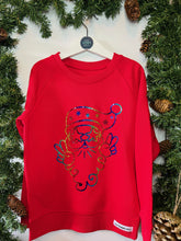 Load image into Gallery viewer, Kids - Peace Out Santa - Organic Christmas Sweatshirt - Personalisation available