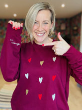 Load image into Gallery viewer, NEW - Hearts - Sweatshirt - Various Colours