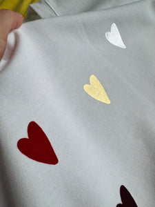 NEW - Hearts - Sweatshirt - Various Colours