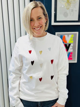 Load image into Gallery viewer, NEW - Hearts - Sweatshirt - Various Colours