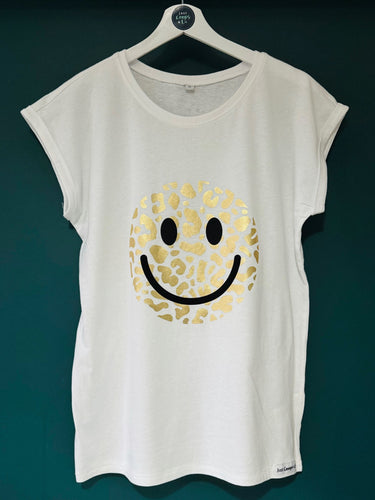 NEW - Women's Smiley T-Shirt with capped sleeves - Various colours