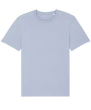 Load image into Gallery viewer, Organic Unisex T-Shirt - Serene Blue - &#39;Just... a minute&#39; - Size S