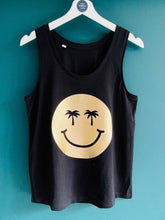 Load image into Gallery viewer, Palm Tree Smiley - Women&#39;s Organic Vest Top - Various Colours