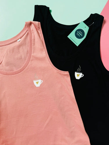 NEW - Limited Offer! Cup of love - Women's Organic Vest Top - Various Colours