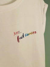 Load image into Gallery viewer, Just... fu*k cancer! - Women&#39;s T-Shirt with capped sleeves - Various colours