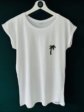 Load image into Gallery viewer, Palm Tree - Women&#39;s T-Shirt with capped sleeves - Various colours