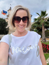 Load image into Gallery viewer, NEW - &#39;Just... Vacay&#39; - Women&#39;s T-Shirt with capped sleeves - Various colours