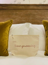 Load image into Gallery viewer, &#39;Just... Married/Honeymooning&#39; - Personalised Accessory Pouch