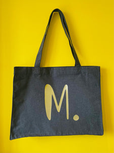 'Just... my stuff' XL Tote - BLUE - with personalisation