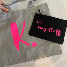 Load image into Gallery viewer, &#39;Just... choose happy&#39; XL Tote - with personalisation