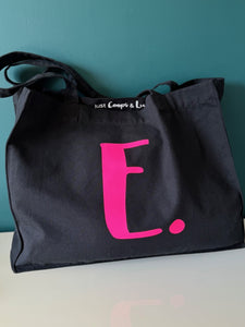 'Just... choose happy' XL Tote - with personalisation