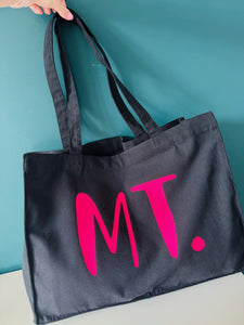 'Just... choose happy' XL Tote - with personalisation