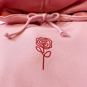 Rose Hoodie - Pink